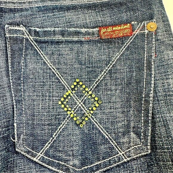 7 For All Mankind Bermuda Jean Shorts- Size 25 - Picture 3 of 10